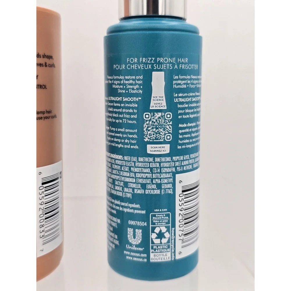 Hair Care Kit - Frizz Protection, Curl Cream, Braid Setting Foam,‎ Hair Brush